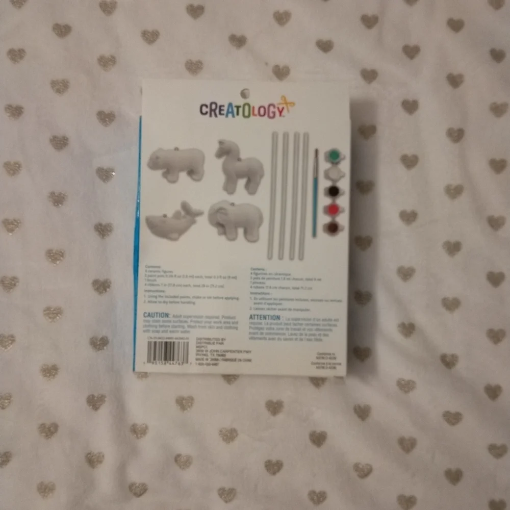 📚🎨 3/$15 Creatology Ceramic Animal Ornaments Kit